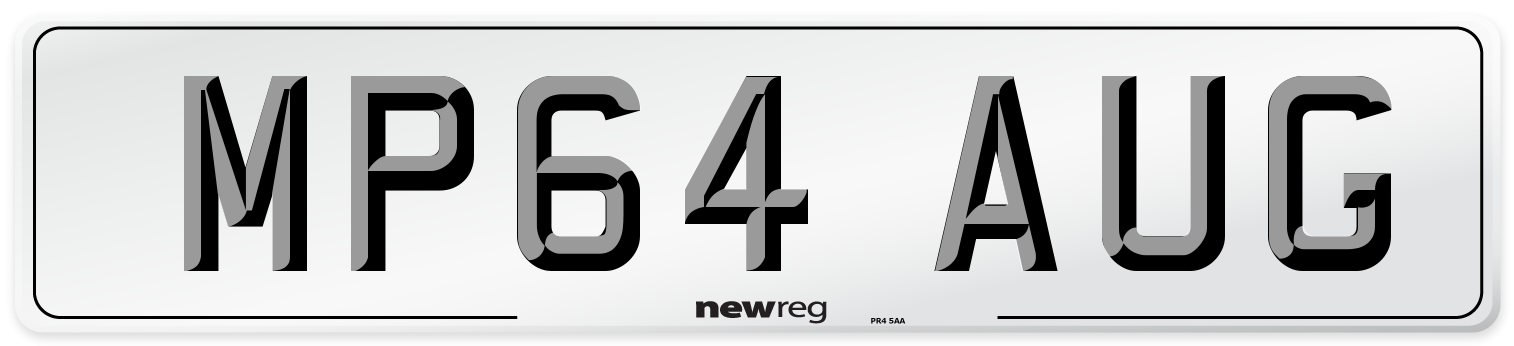 MP64 AUG Number Plate from New Reg